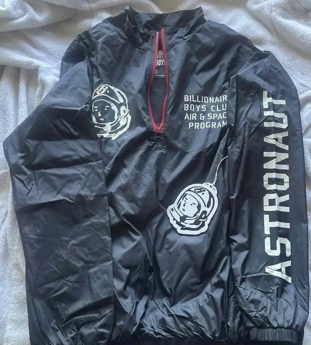 Billionaire Boys Club Air & Space Program Half-Zip Nylon Windbreaker Jacket